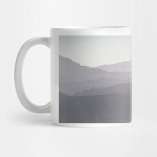 Layered Mountain Landscape Mug